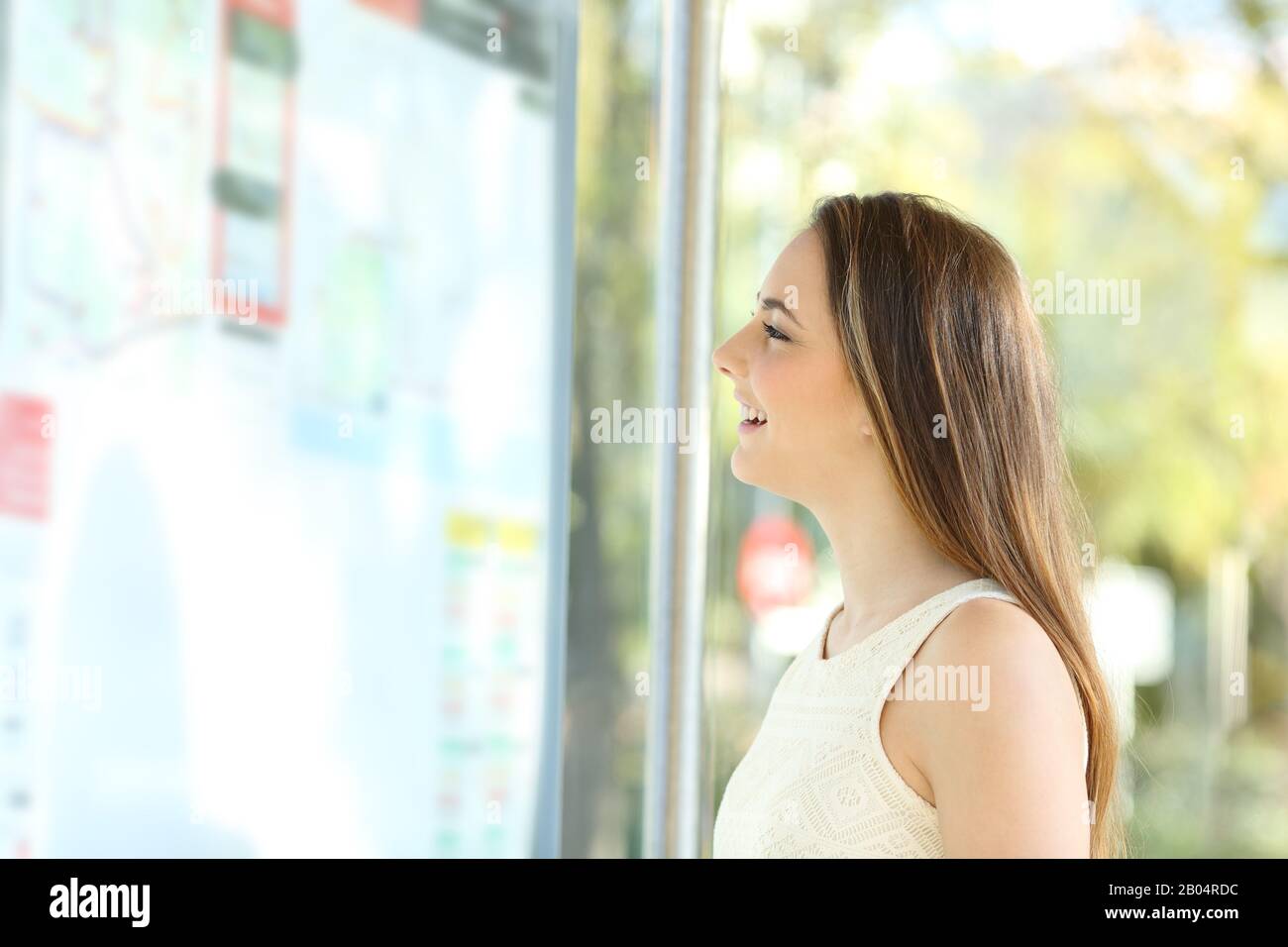 Bus Timetable Display Bus Stop Hi res Stock Photography And Images Alamy