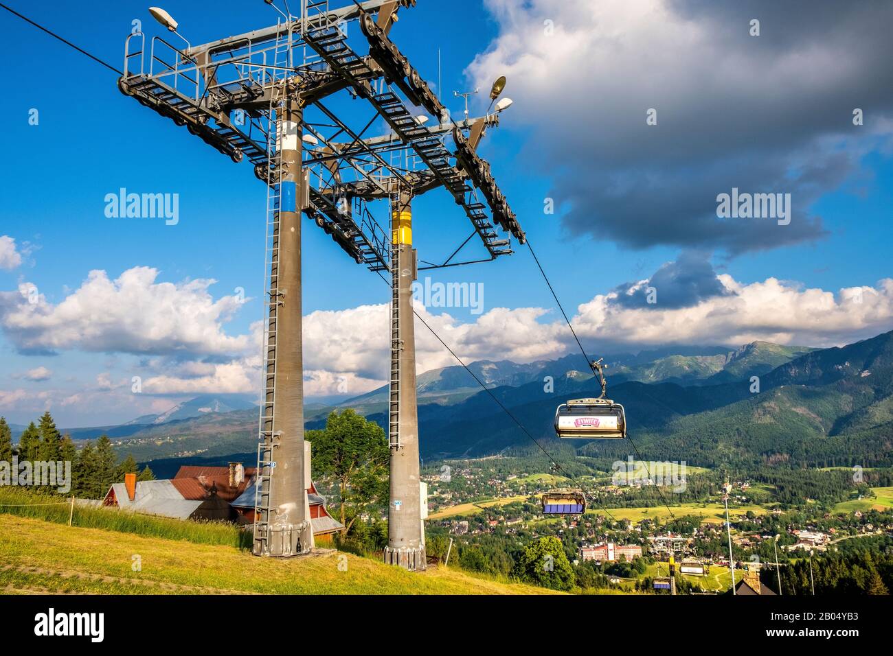 Zakopane, Lesser Poland / Poland 2019/06/29 Panoramic view of the
