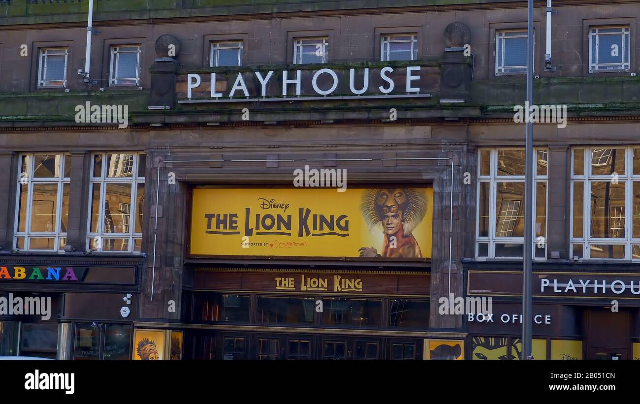 The Lion King Musical at Playhouse Edinburgh EDINBURGH, SCOTLAND