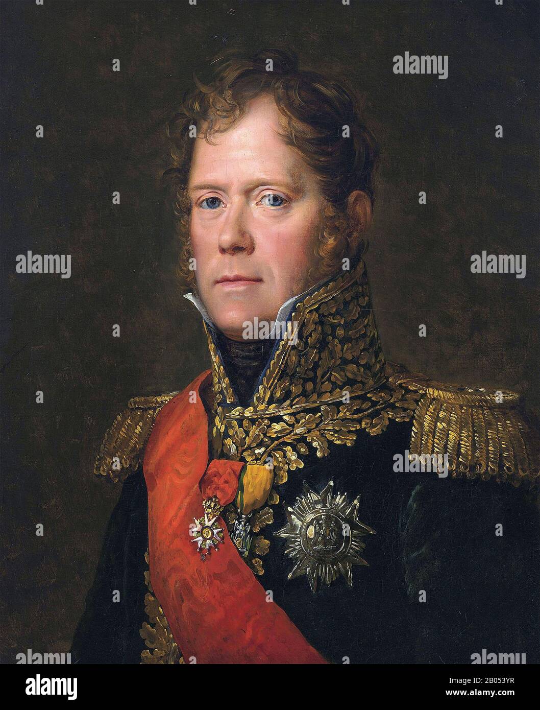 MICHEL NEY (1769-1815) . French Marshal during the Napoleonic Wars Stock Photo