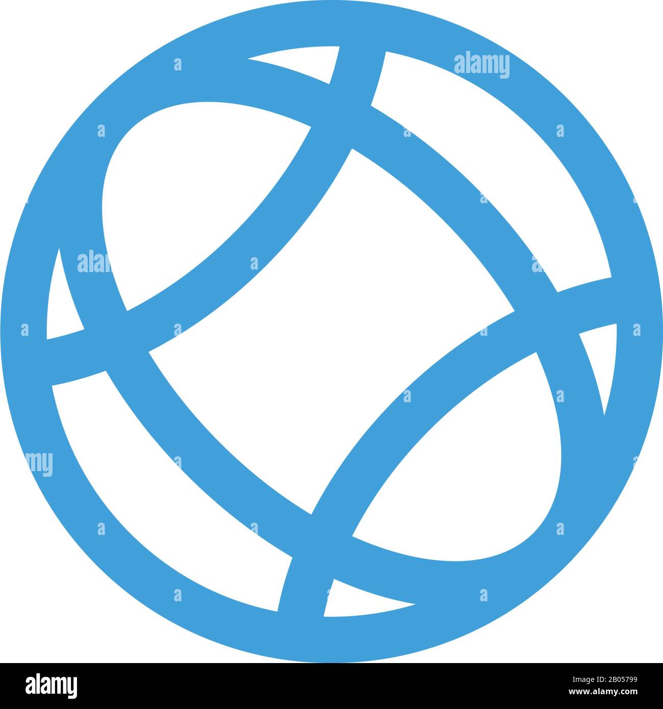 Globe icon. Line design template Stock Vector Image & Art - Alamy