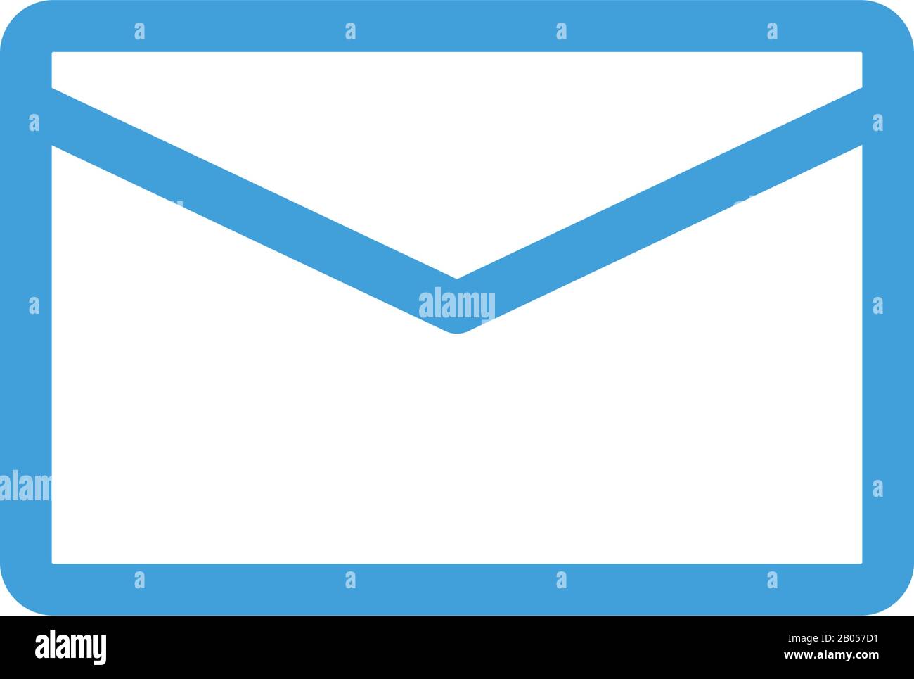 Envelope icon. Line design template. Vector illustration Stock Vector