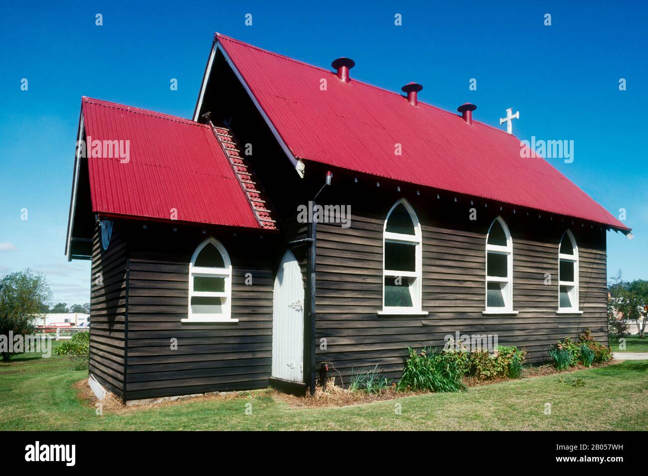 St John Uniting Church, Cann River, a country church in  New South Wales, Australia Stock Photo