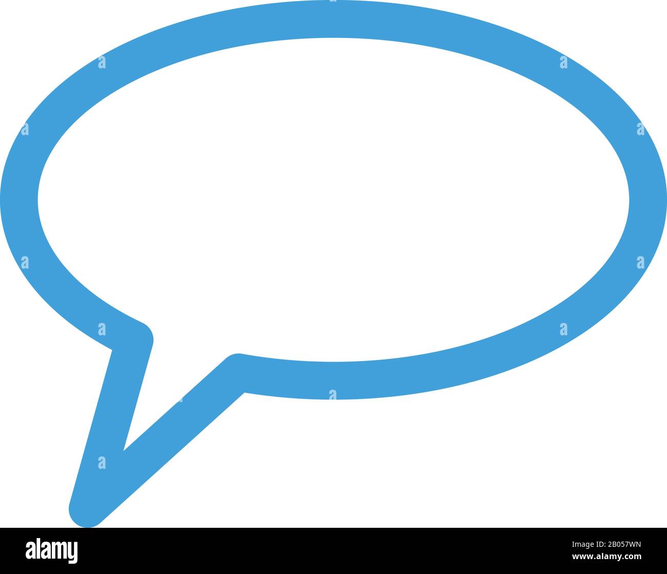 Bubble speech icon design template. Vector illustration Stock Vector