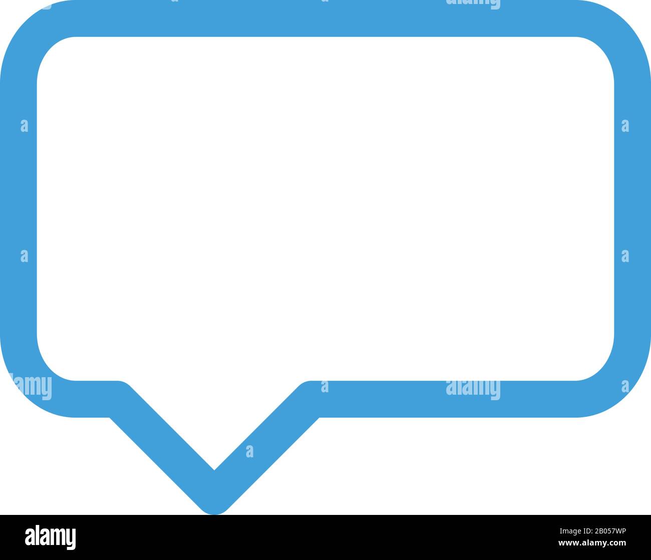 Bubble speech icon design template. Vector illustration Stock Vector