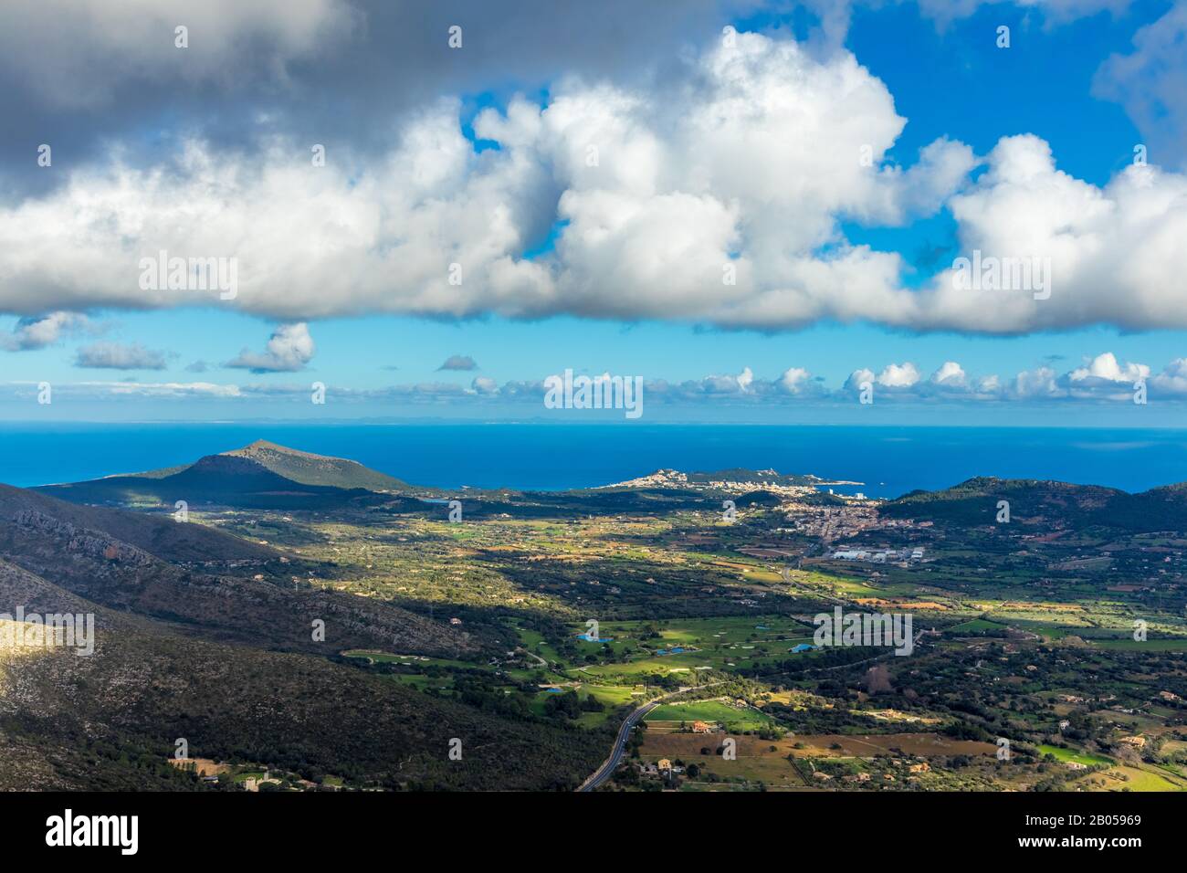 Aerial photo, Mallorca, Balearic Islands, Capdepera, Europe, Baleares, Spain, ESP, Travel, Tourism, Destination, Sightseeing, Spain, Espana, Balearic Stock Photo