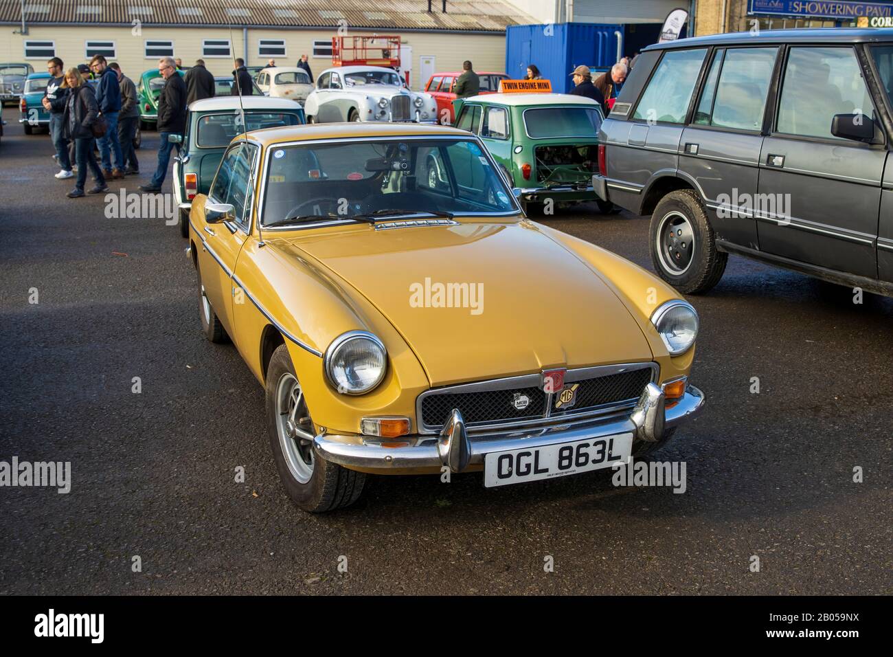 MG B GT, 1973, Reg No OGL 863L, at The Great Western Classic Car Show