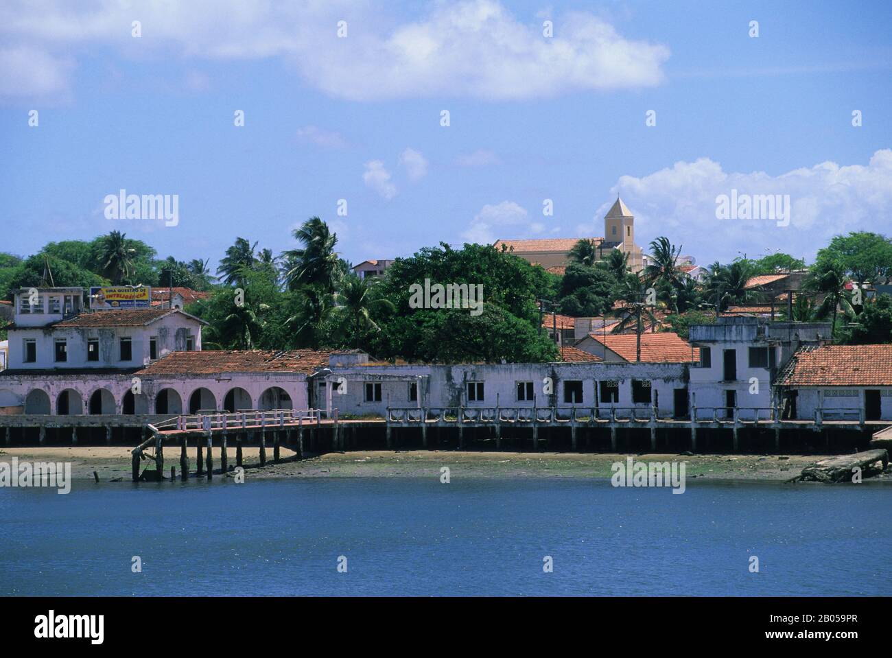 BRAZIL, NATAL, VIEW OF OLD HOUSES IN PORT AREA Stock Photo Alamy