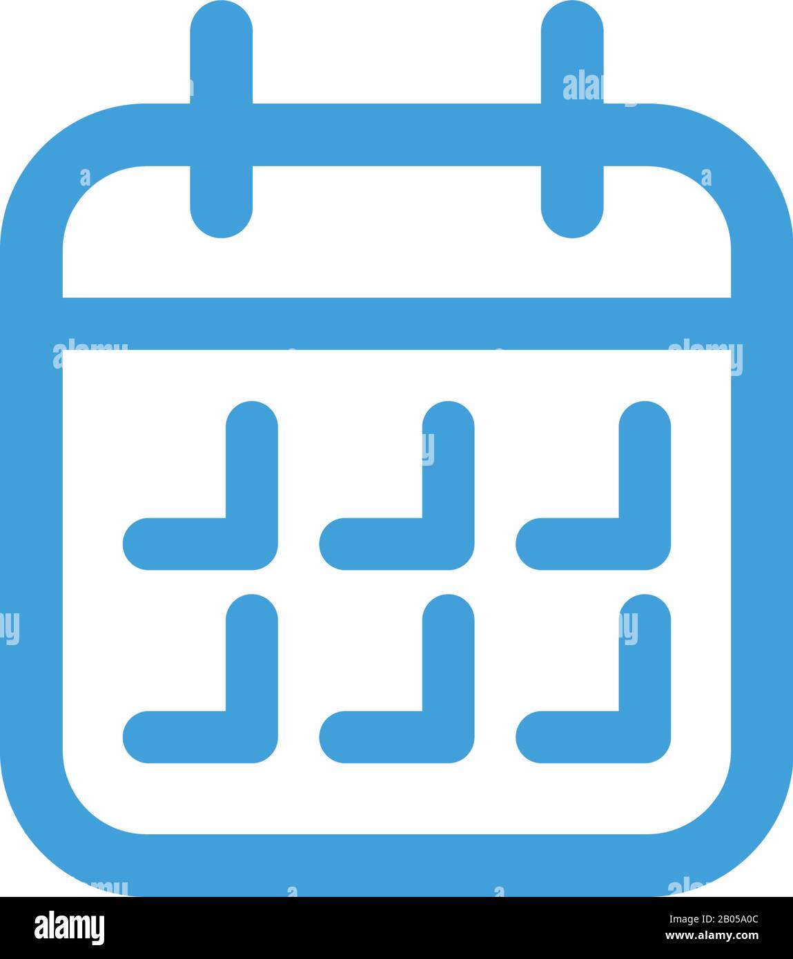 Calendar icon template. Vector illustration Stock Vector