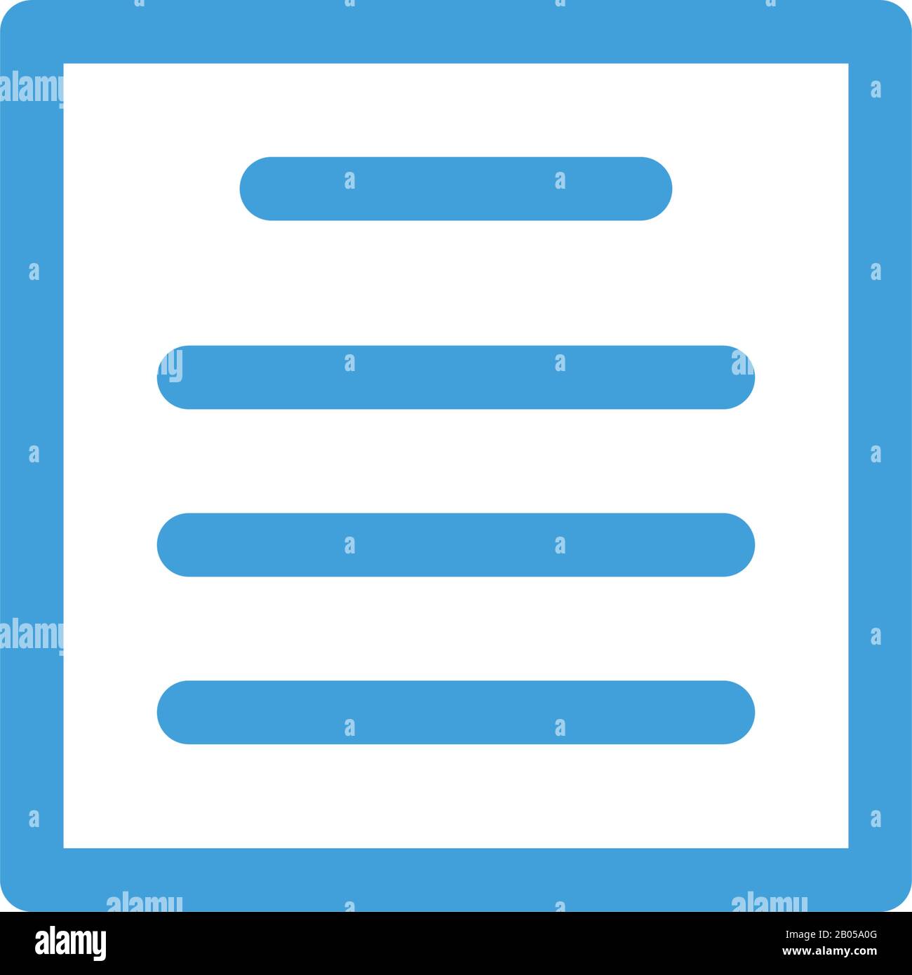 Document icon template. Vector illustration Stock Vector Image & Art ...