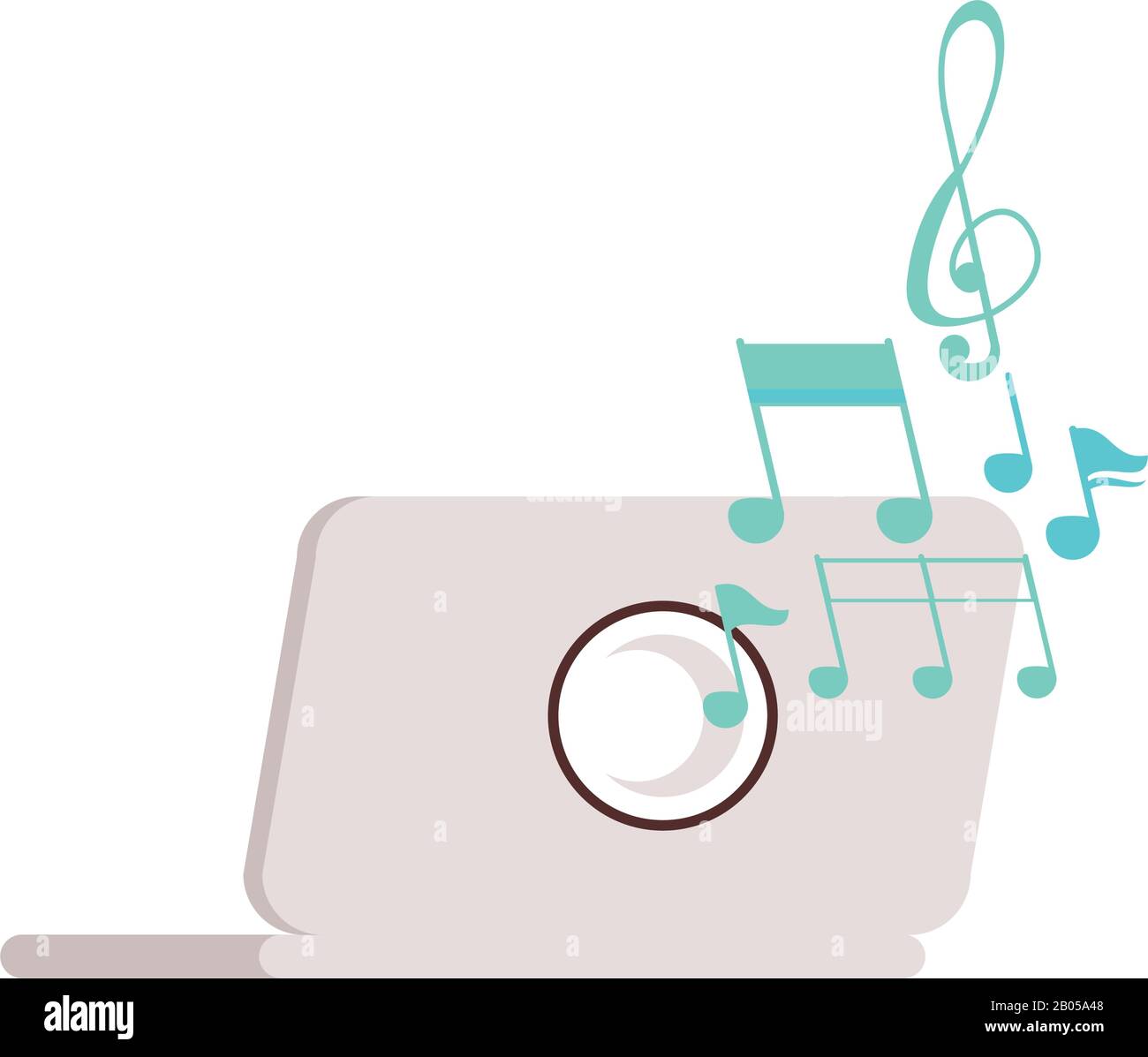 Keyboard player notes Stock Vector Images - Alamy