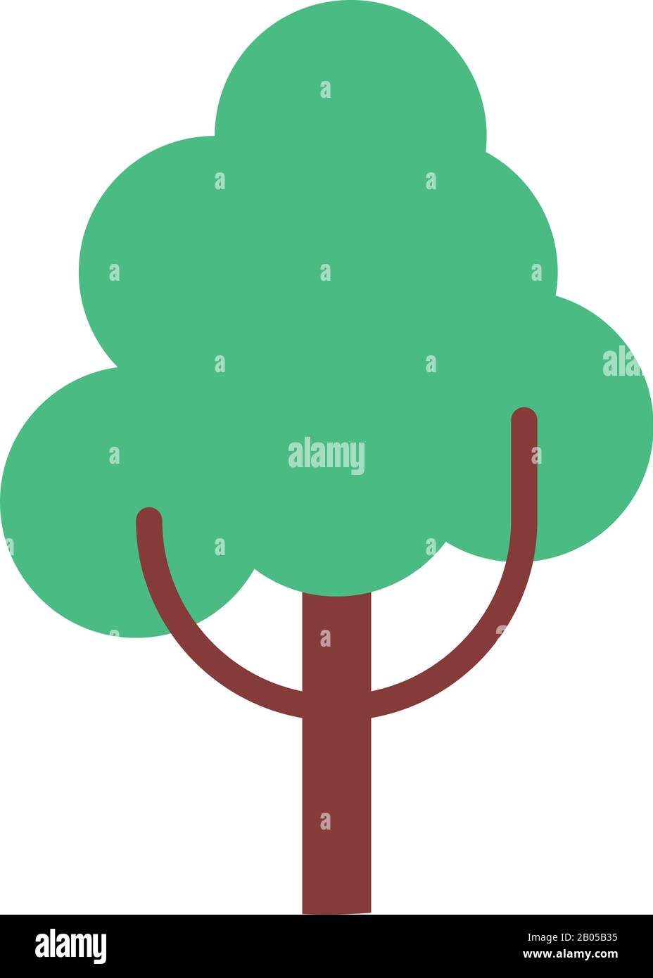 tree plant nature isolated icon Stock Vector Image & Art - Alamy