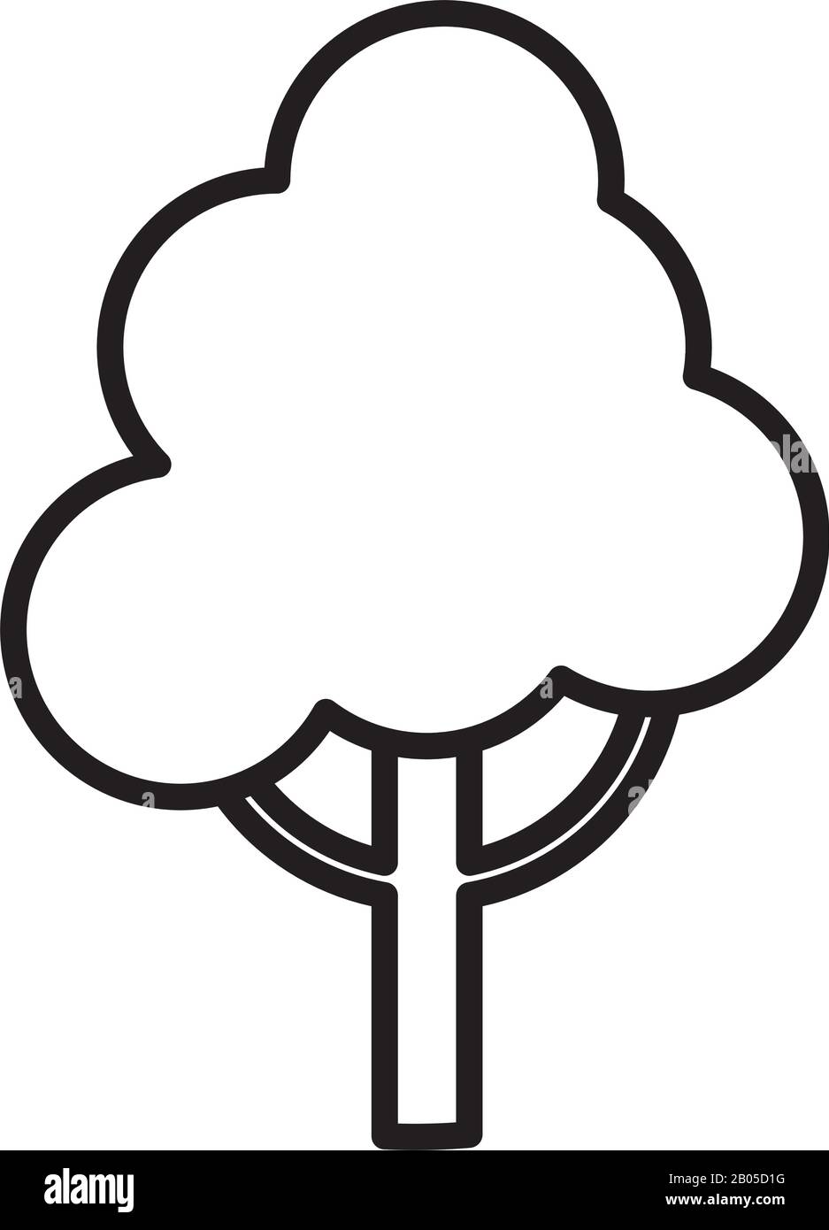 tree plant nature isolated icon Stock Vector Image & Art - Alamy