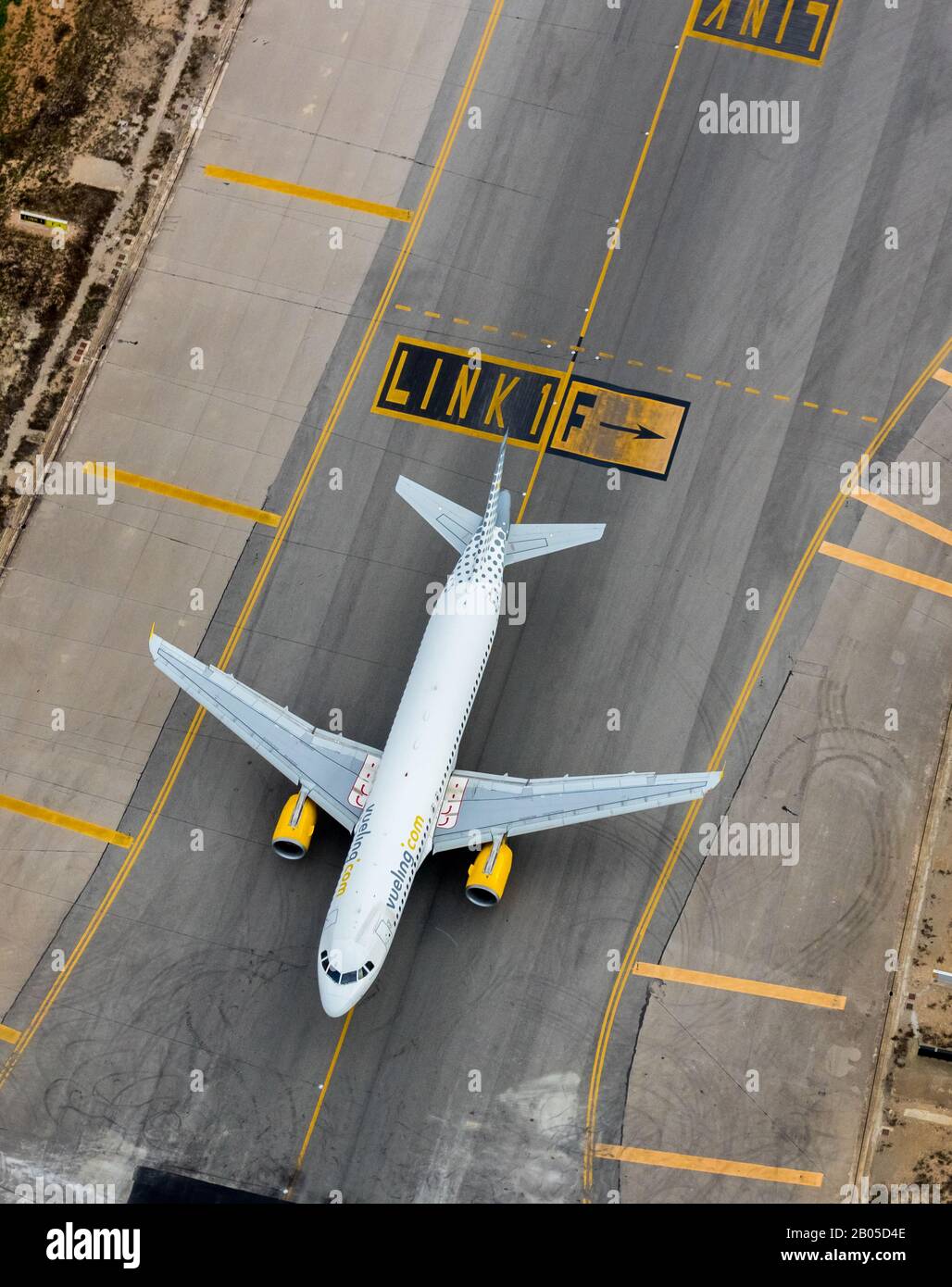 Aeroport de Palma, 09.01.2020, aerial photo, Spain, Balearic Islands, Majorca, Palma Stock Photo