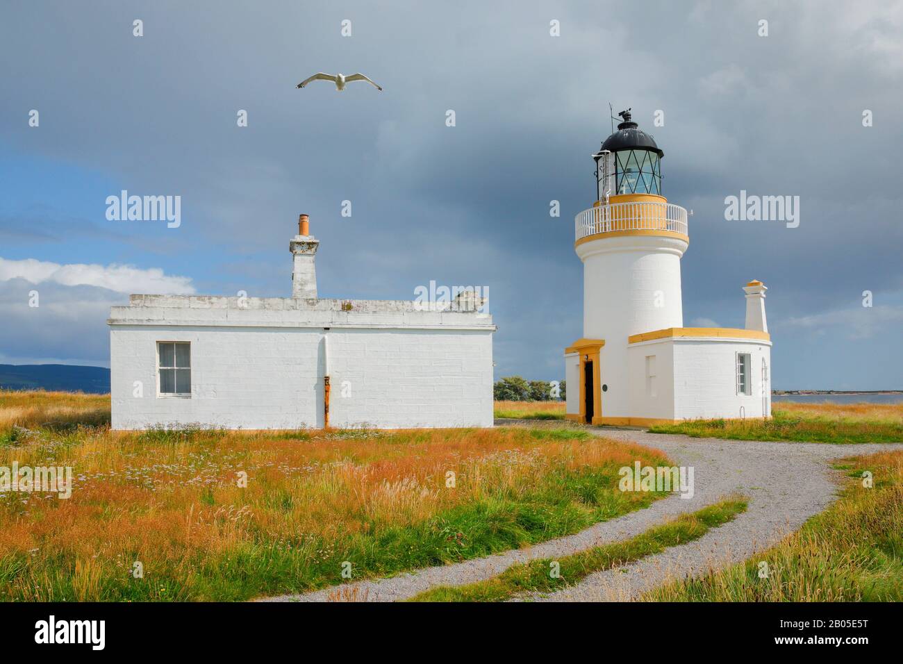 Chanonry Lighthouse, United Kingdom, Scotland Stock Photo