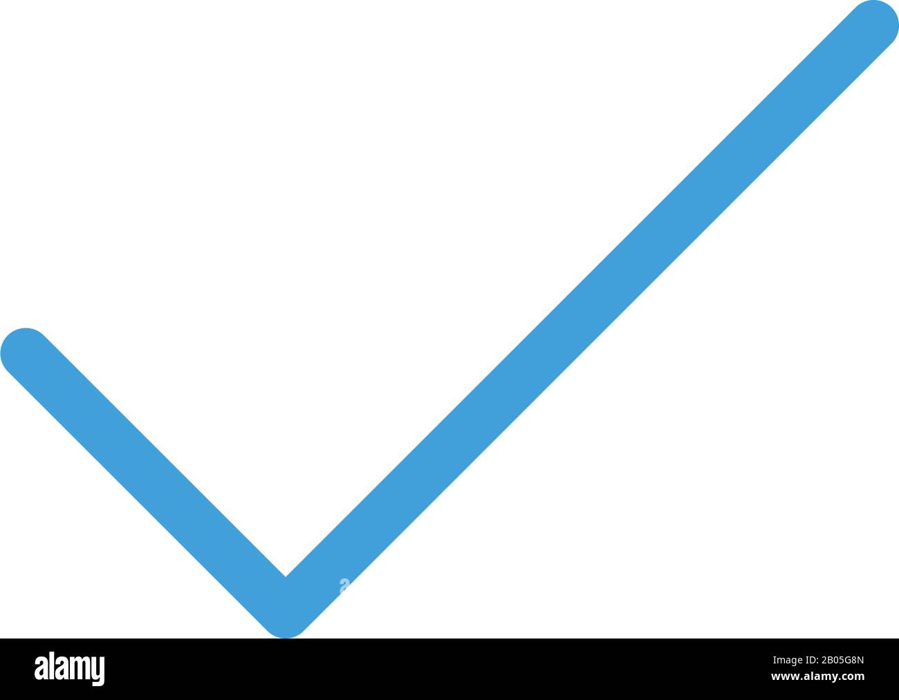 Check icon design template. Vector illustration Stock Vector