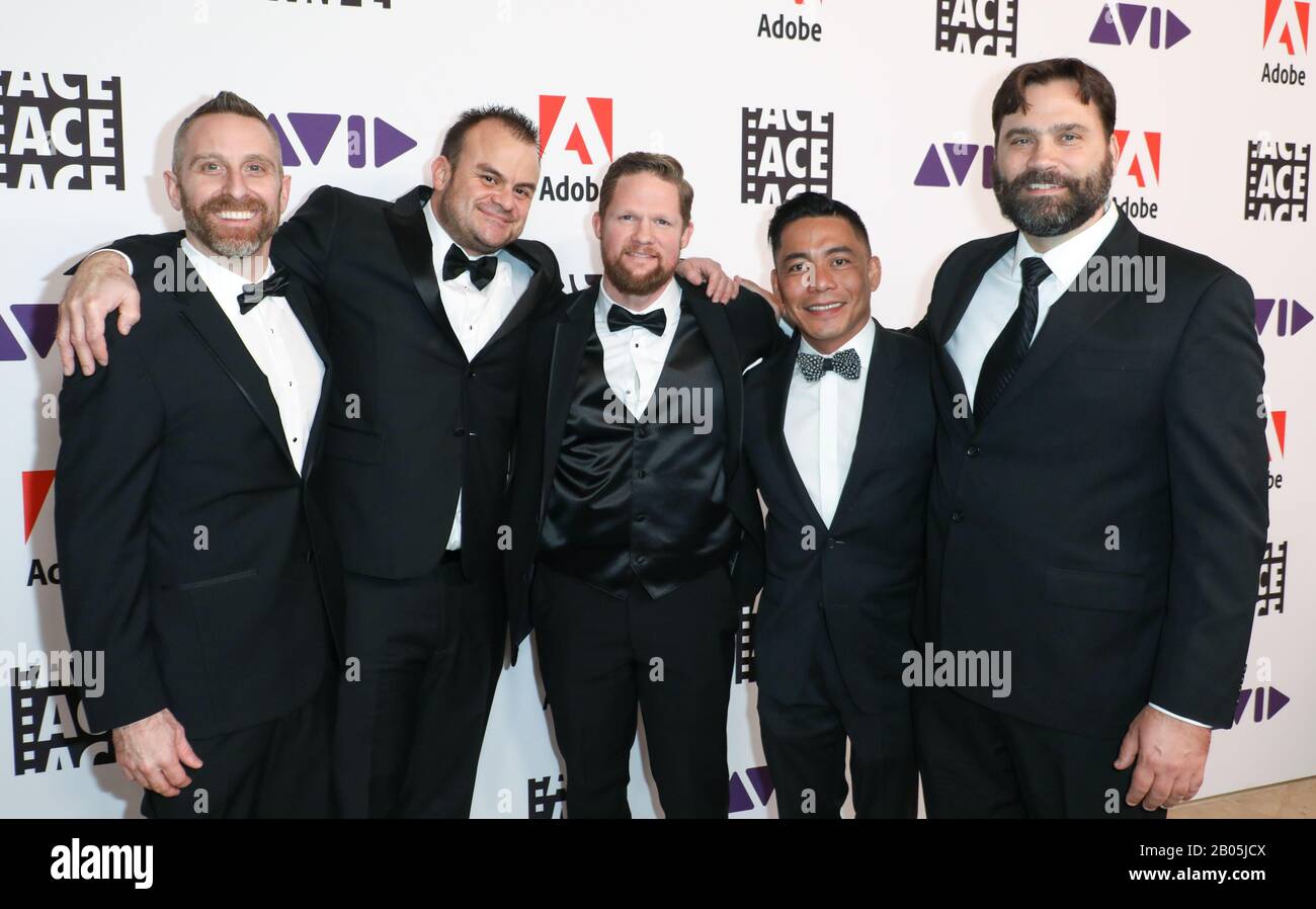 70th Annual ACE Eddie Awards at the Beverly Hilton Hotel in Beverly Hills, California on January 17, 2020 Featuring: Joe Mikan, Greg Carnejo, Isaiah Camp, Joe Bulatao, Rob Butler Where: Beverly Hills, California, United States When: 18 Jan 2020 Credit: Sheri Determan/WENN.com Stock Photo