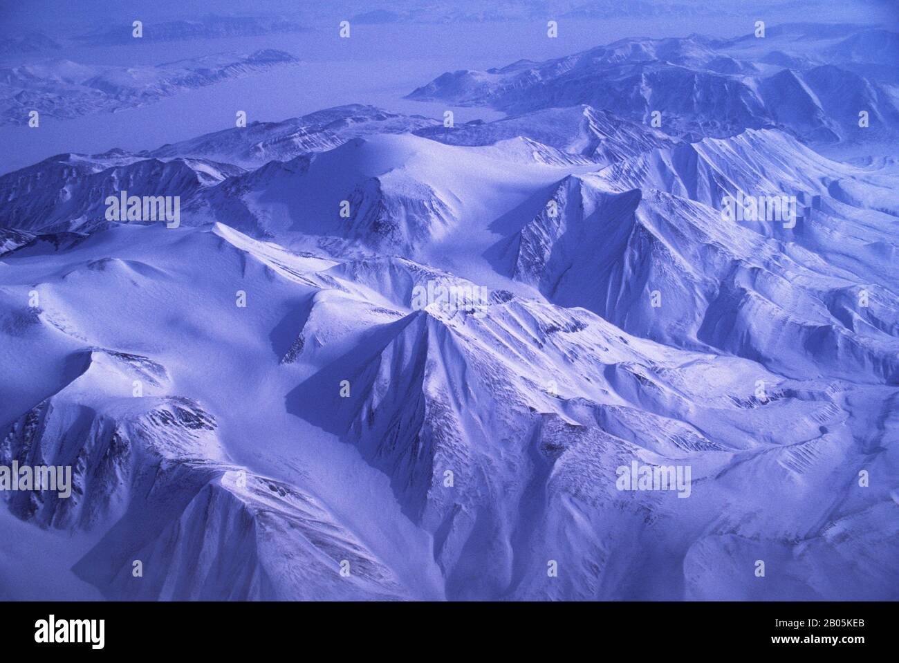 CANADA, NUNAVUT, ELLESMERE ISLAND AERIAL VIEW Stock Photo Alamy