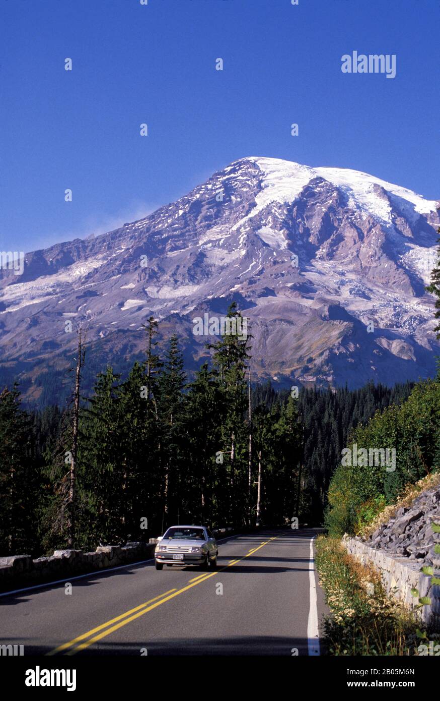 Mount Rainer Driving Mt rainier road hi-res stock photography and images - Alamy