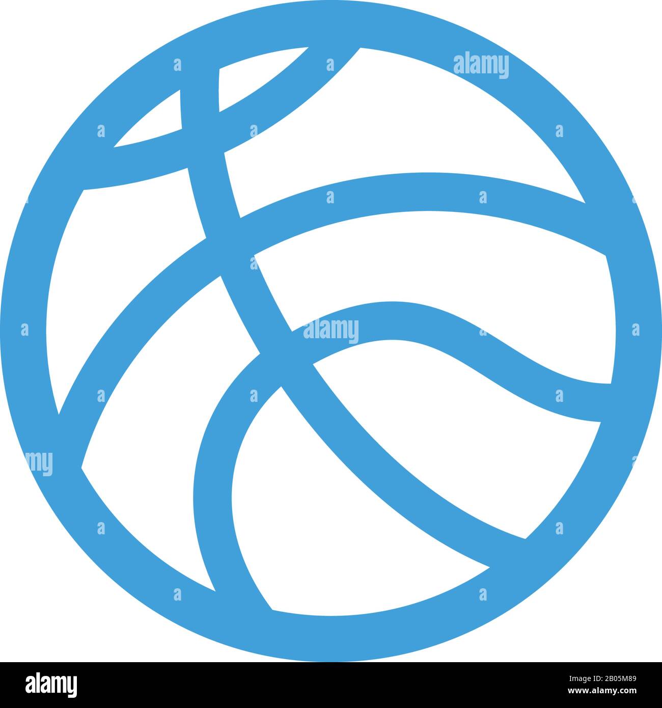 Basket ball icon template. Vector illustration Stock Vector