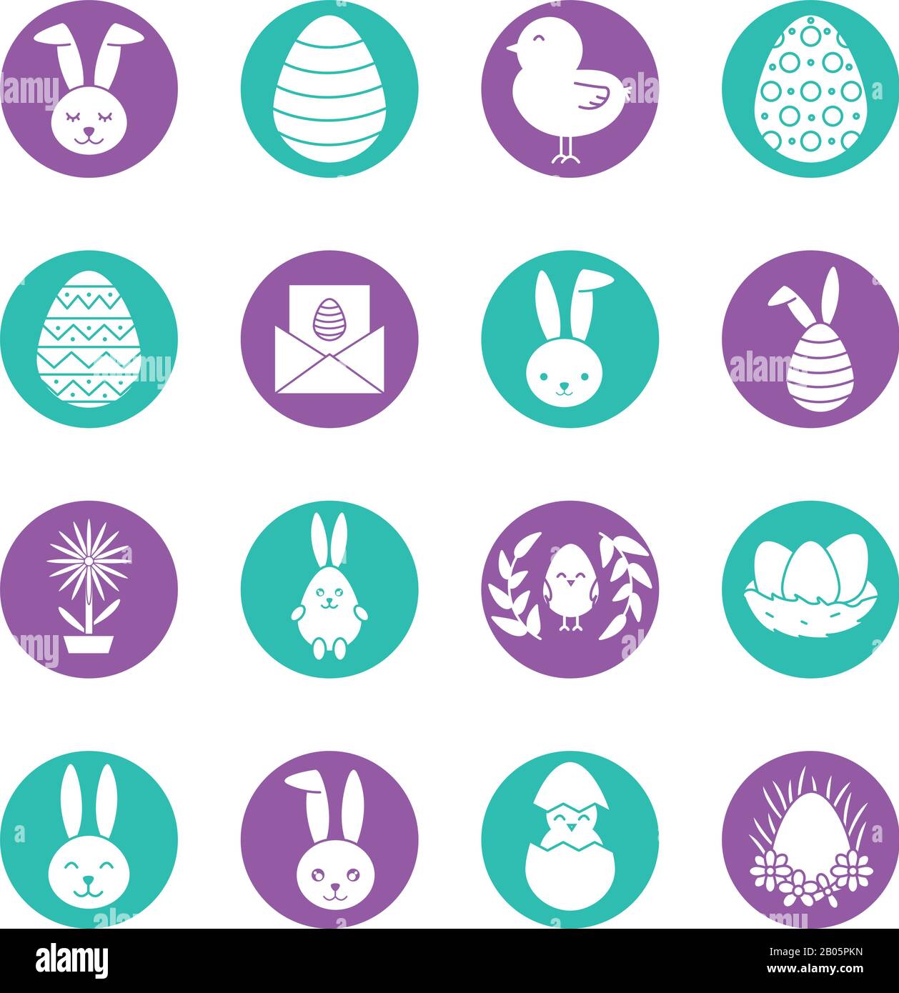 Easter block Stock Vector Images - Alamy