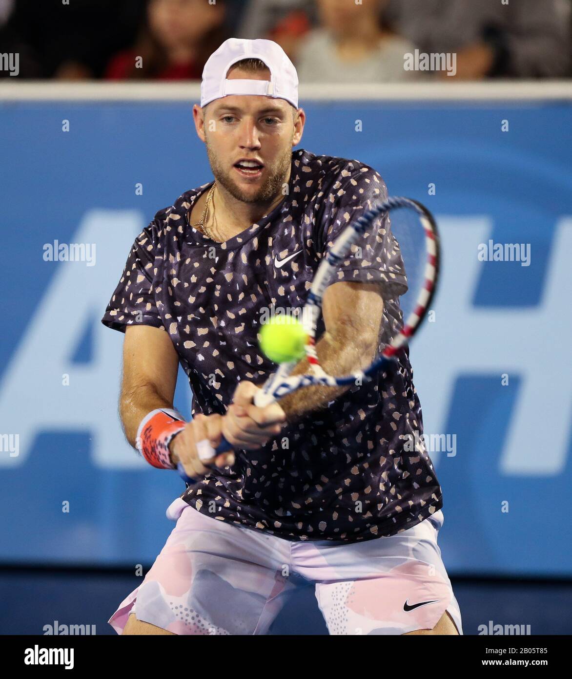 Jack sock backhand hi-res stock photography and images