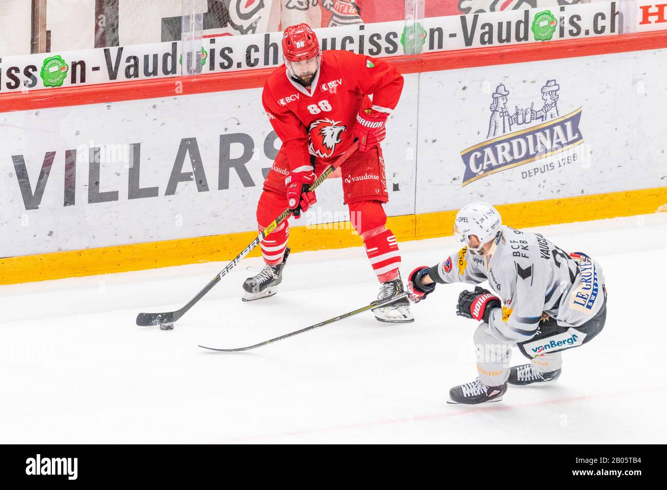 Lausanne Switzerland 02nd Aug 2020 Reto Berra Goalkeeper Of Hc Fribourg Gotteron Is A Stop During A Swiss League Match With Lausanne Hc And Hc Fribourg Gotteron Photo By Eric Dubost Pacific Press Credit Pacific