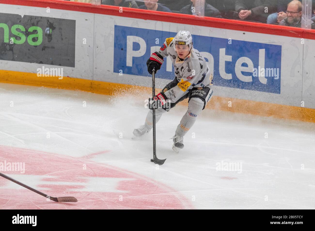 Lausanne Switzerland 02nd Aug 2020 Reto Berra Goalkeeper Of Hc Fribourg Gotteron Is A Stop During A Swiss League Match With Lausanne Hc And Hc Fribourg Gotteron Photo By Eric Dubost Pacific Press Credit Pacific