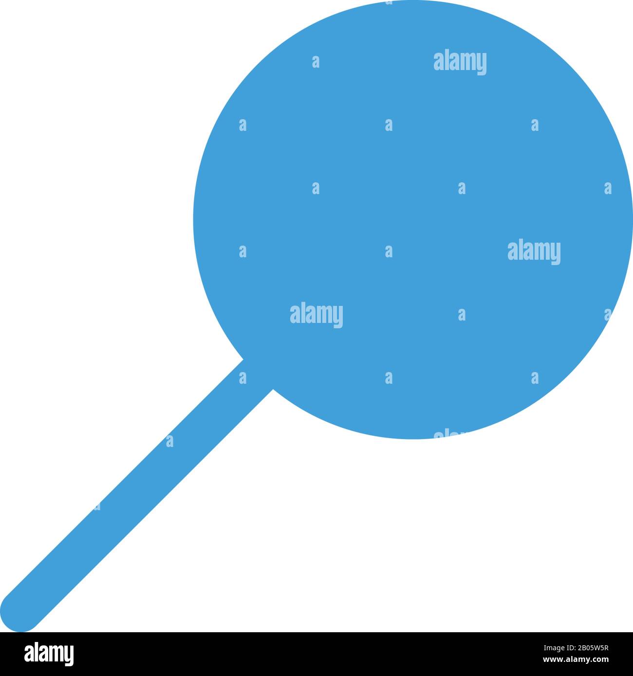 Magnifying icon design vector template Stock Vector