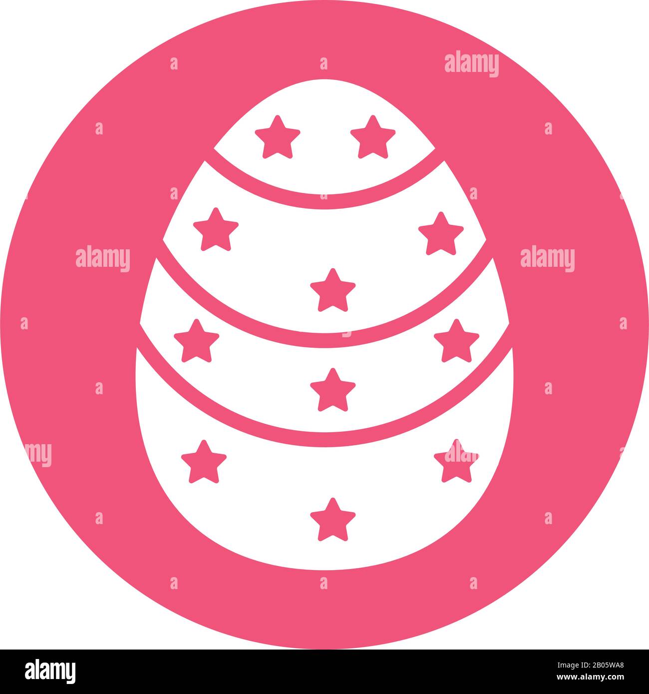 easter egg painted with stars block style Stock Vector Image & Art - Alamy