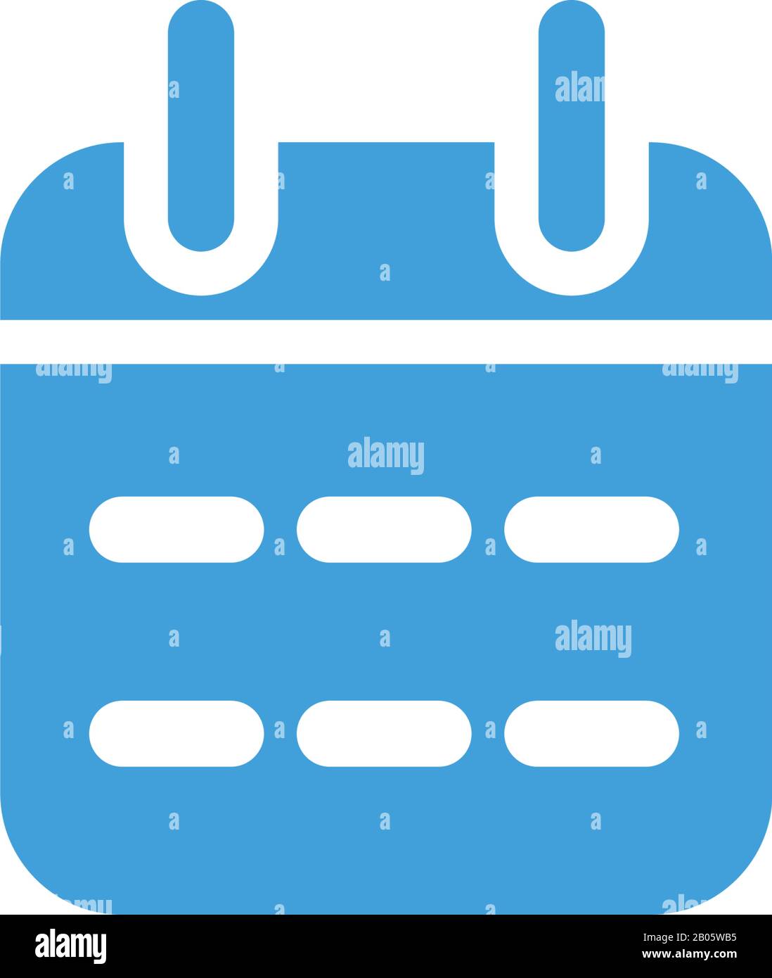 Calendar icon design vector template Stock Vector