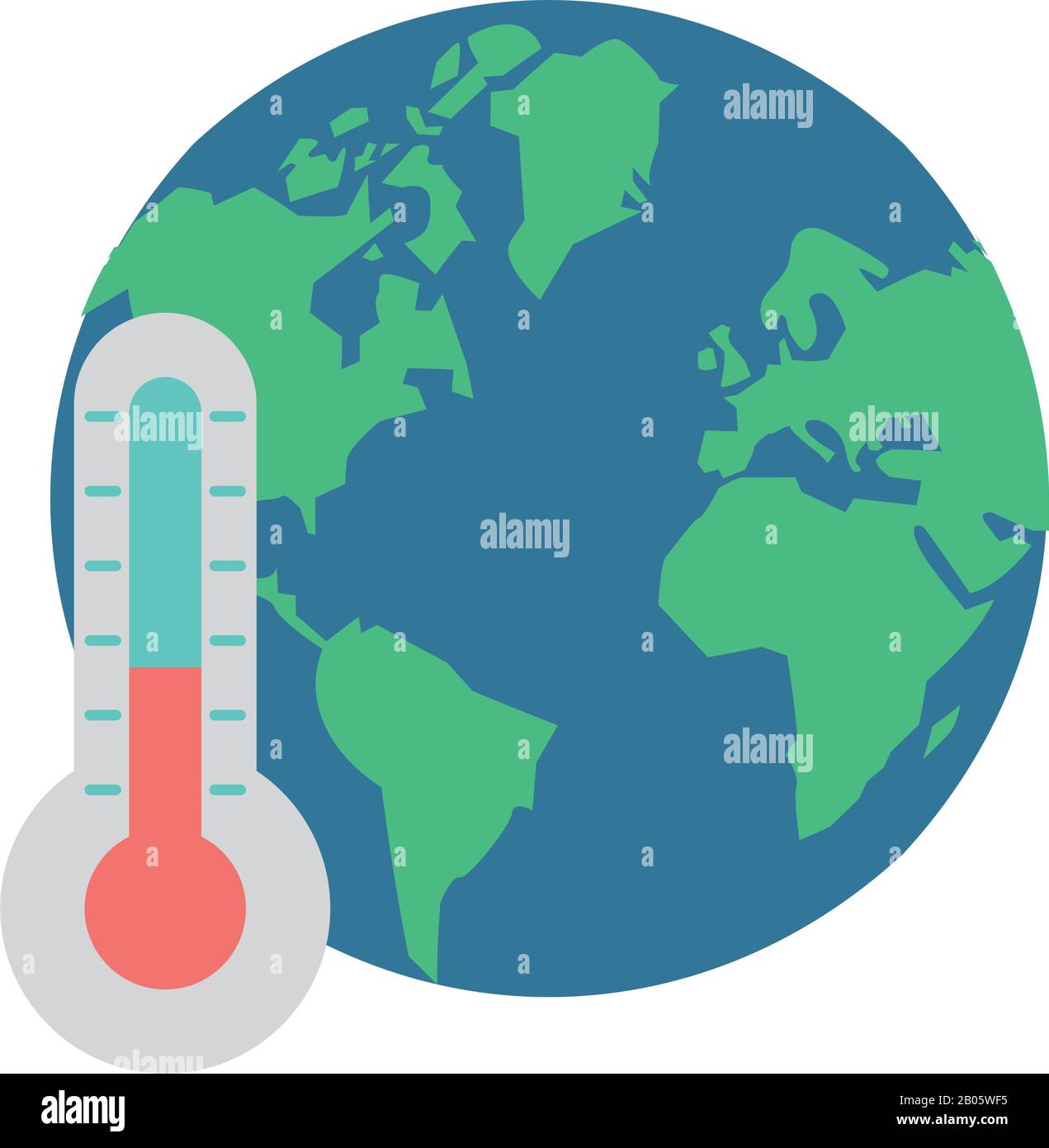 world planet earth with thermometer Stock Vector Image & Art - Alamy