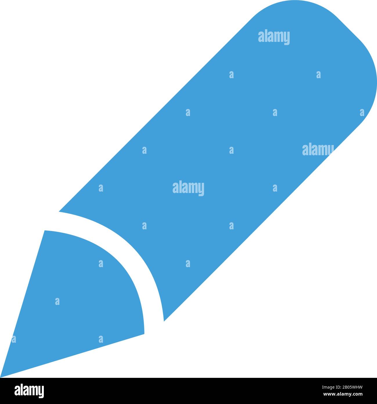 Pencil icon vector template Stock Vector