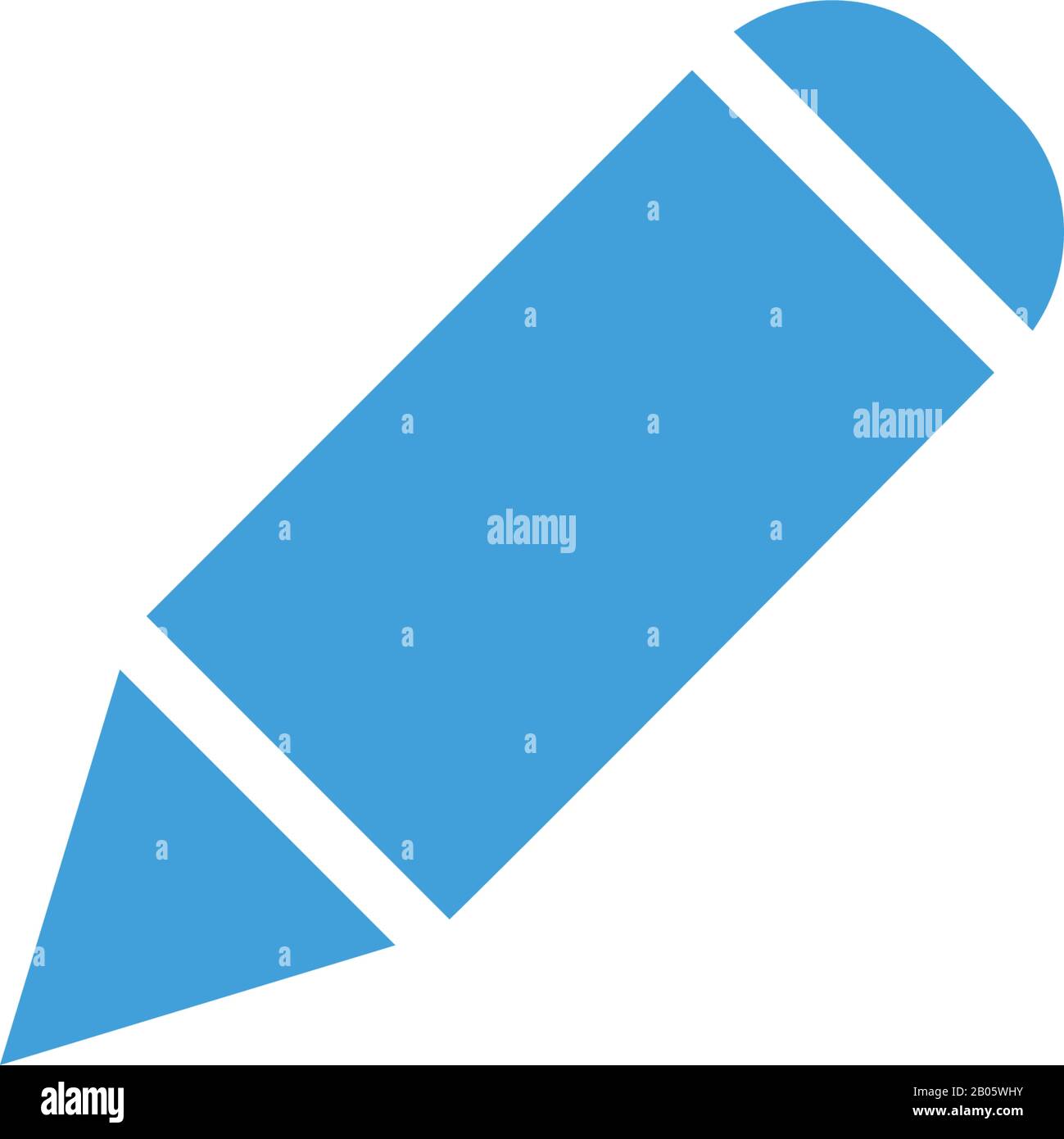 Pencil icon vector template Stock Vector
