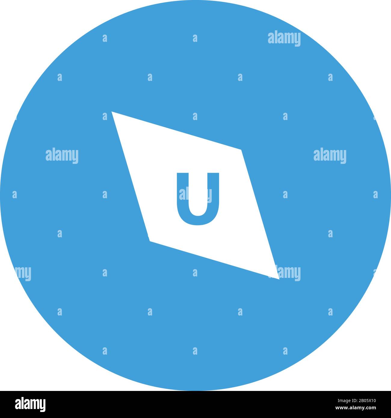 Compass icon design template. Vector illustration Stock Vector