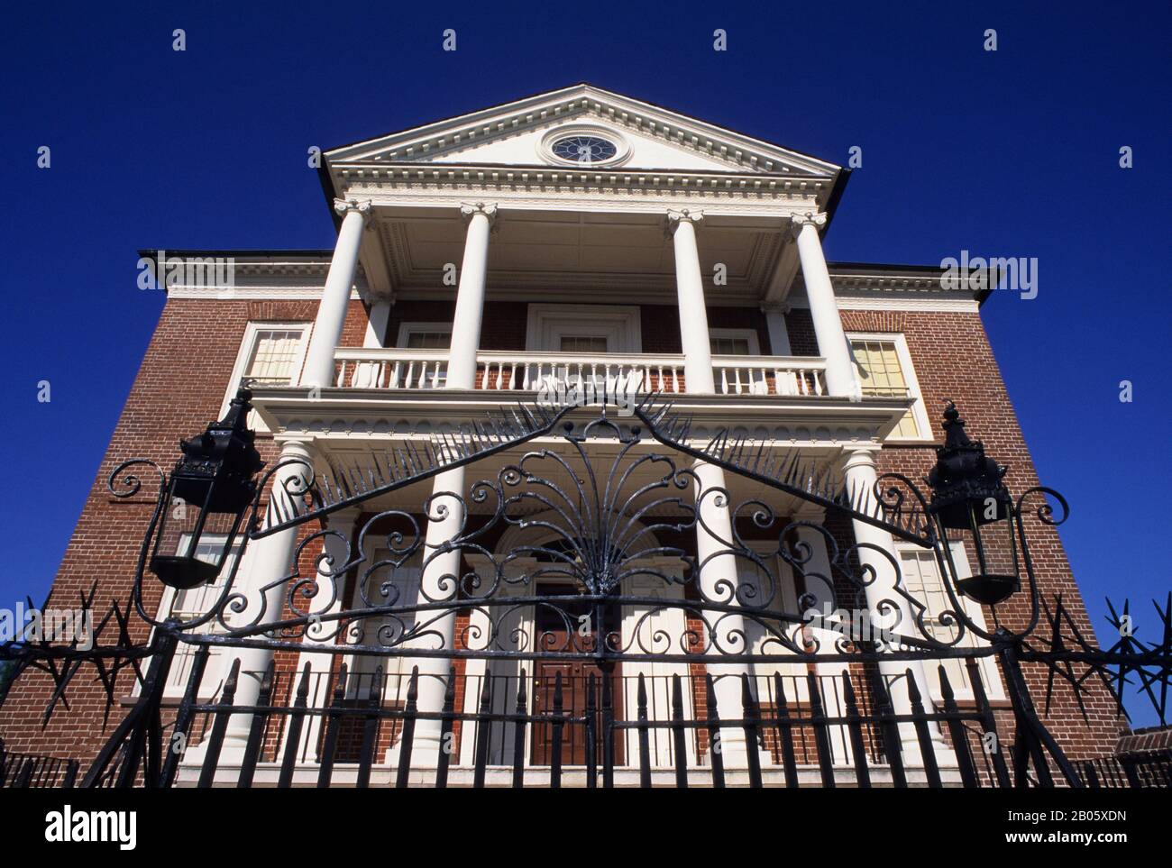 USA, SOUTH CAROLINA, CHARLESTON, KING ST., NILES BREWTON HOUSE, 1765, GEORGIAN ARCHITECHTURE Stock Photo