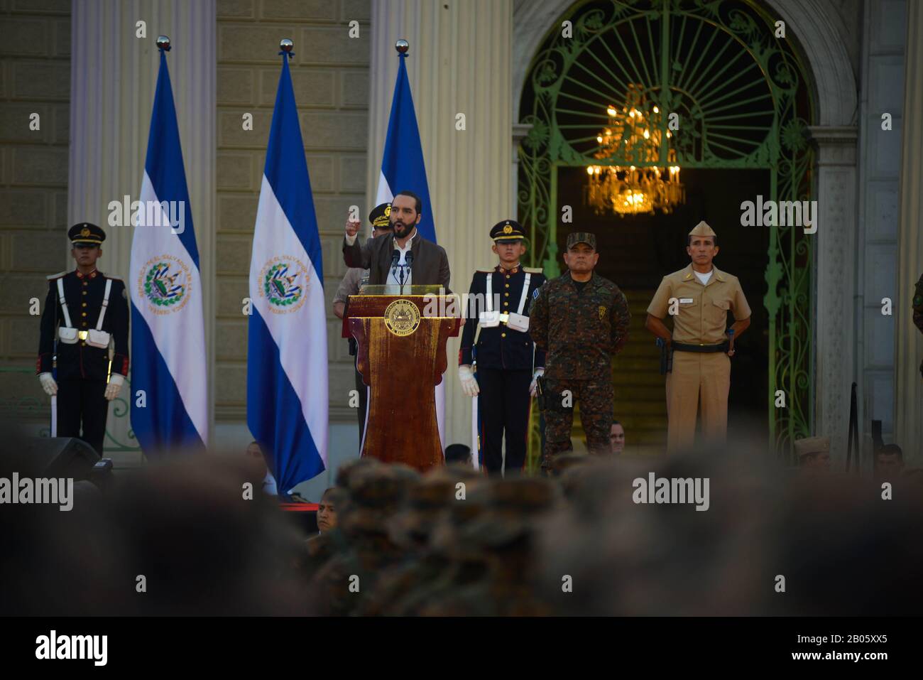 San Salvador El Salvador 18th Feb 2020 President Nayib Bukele