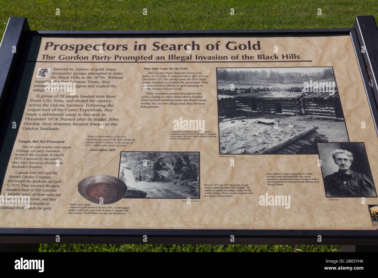 Custer Sd Sign Custer state park sign south hi-res stock photography and images - Alamy