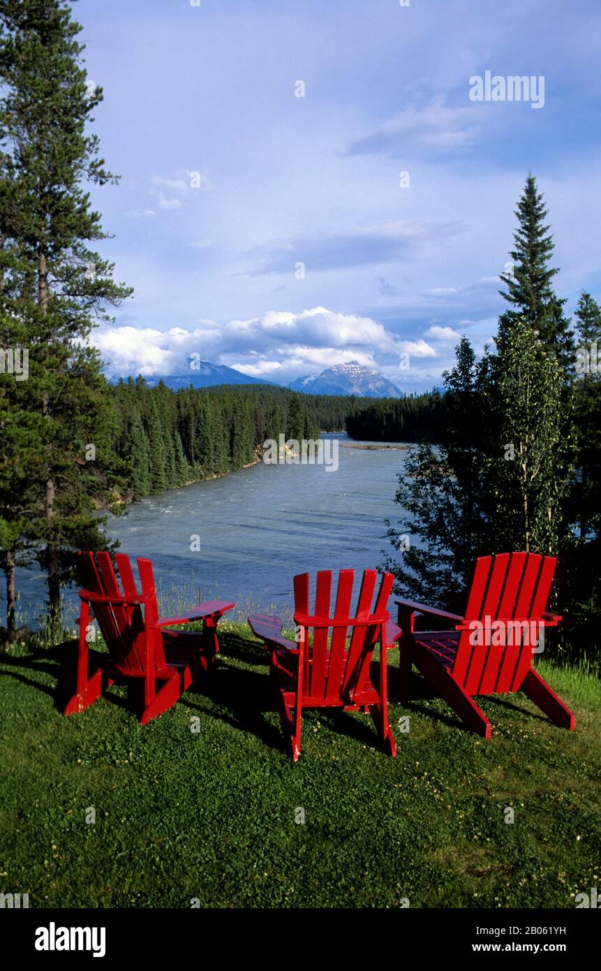 Parks canada red chairs hires stock photography and images Alamy