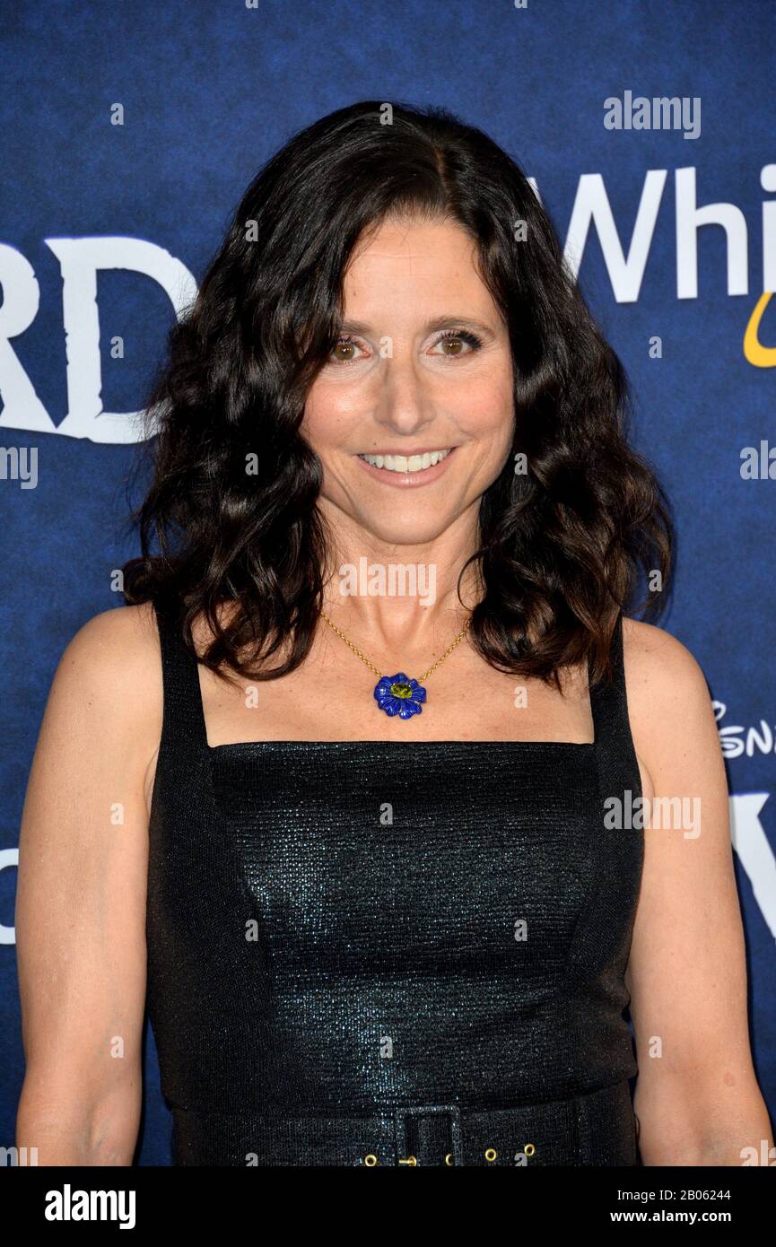Los Angeles, USA. 18th Feb, 2020. LOS ANGELES, CA: 18, 2020: Julia Louis-Dreyfus at the world premiere of 'Onward' at the El Capitan Theatre. Picture Credit: Paul Smith/Alamy Live News Stock Photo