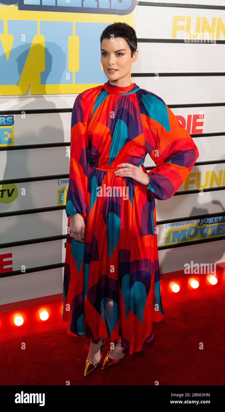 New York, NY - February 18, 2020: Jaimie Alexander attends premiere of