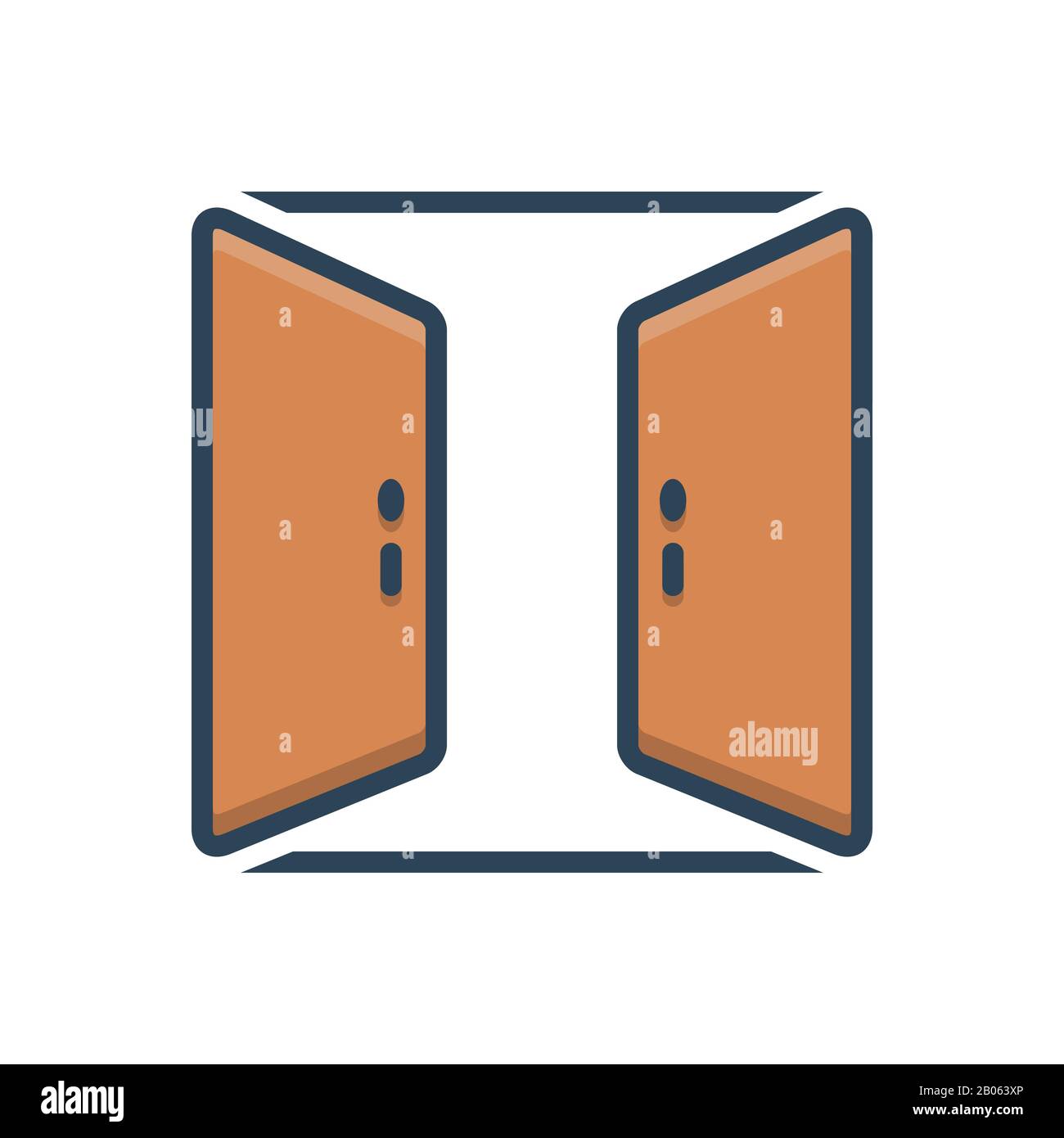 Illustration for Open door Stock Vector Image & Art Alamy