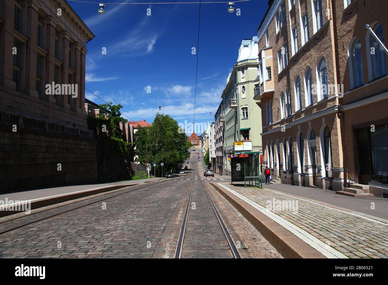 The street in Helsinki, Finland Stock Photo - Alamy