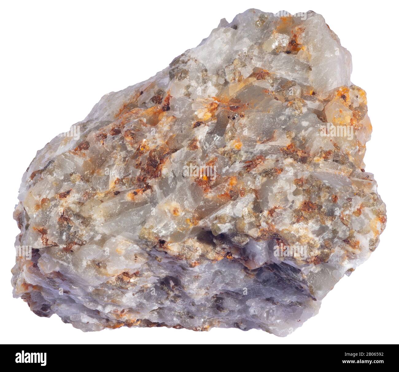 Calciphyre or Metacarbonate Rock, Contact Metamorphism, Grenville, Quebec Stock Photo