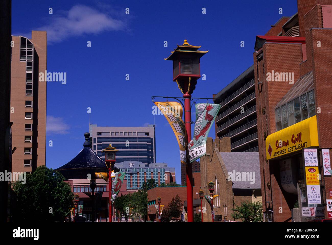 Canada chinese cultural center downtown calgary hires stock