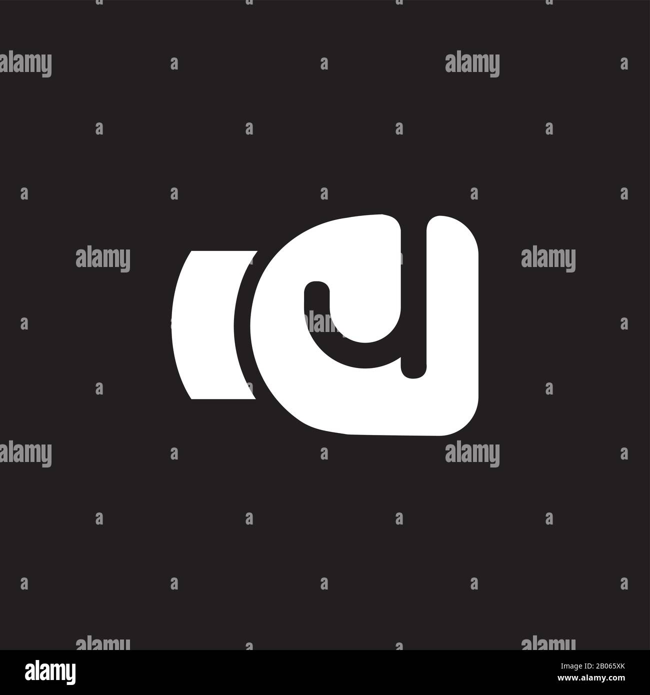 letter j boxing gloves shape logo vector Stock Vector