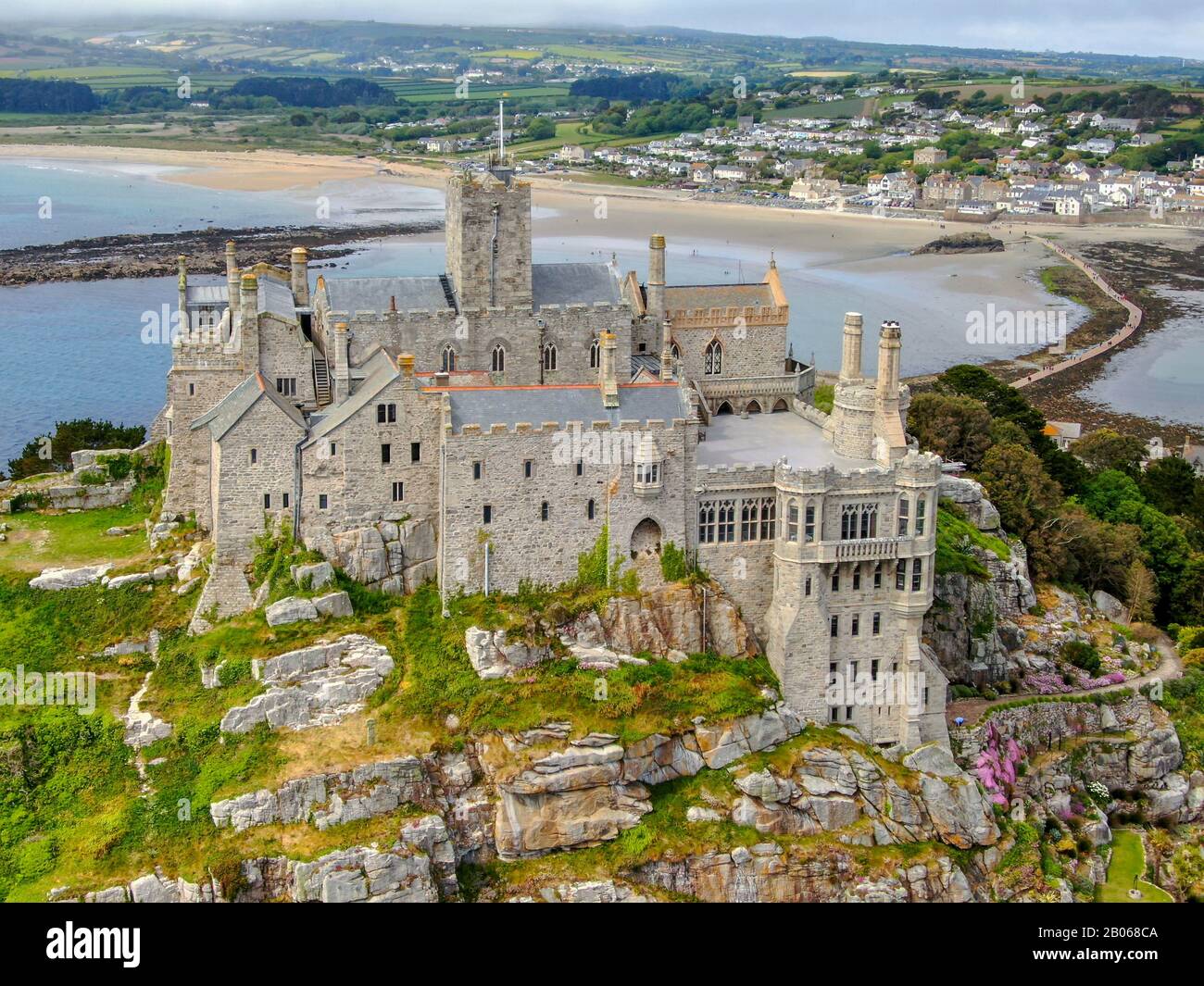 St Michael's Mount is a small tidal island in Mount's Bay, Cornwall