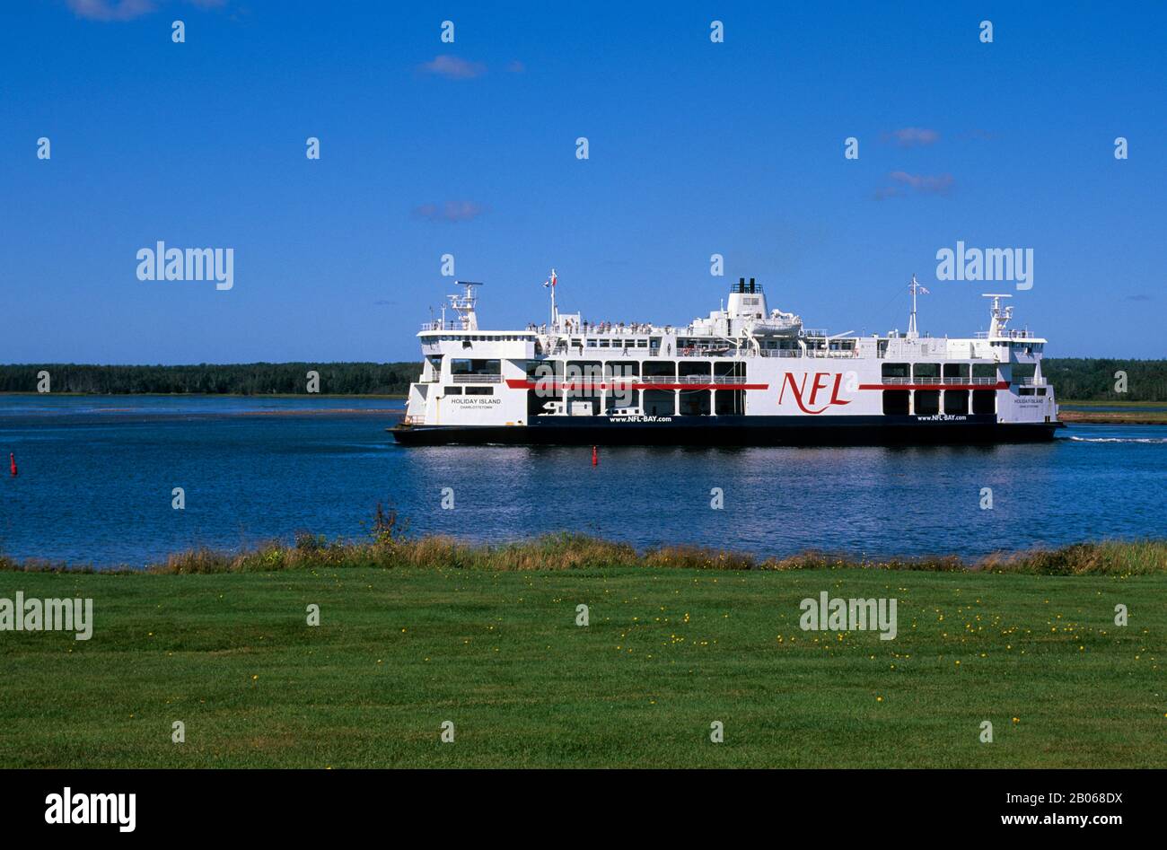CANADA, PRINCE EDWARD ISLAND, WOOD ISLAND, FERRY TERMINAL Stock Photo
