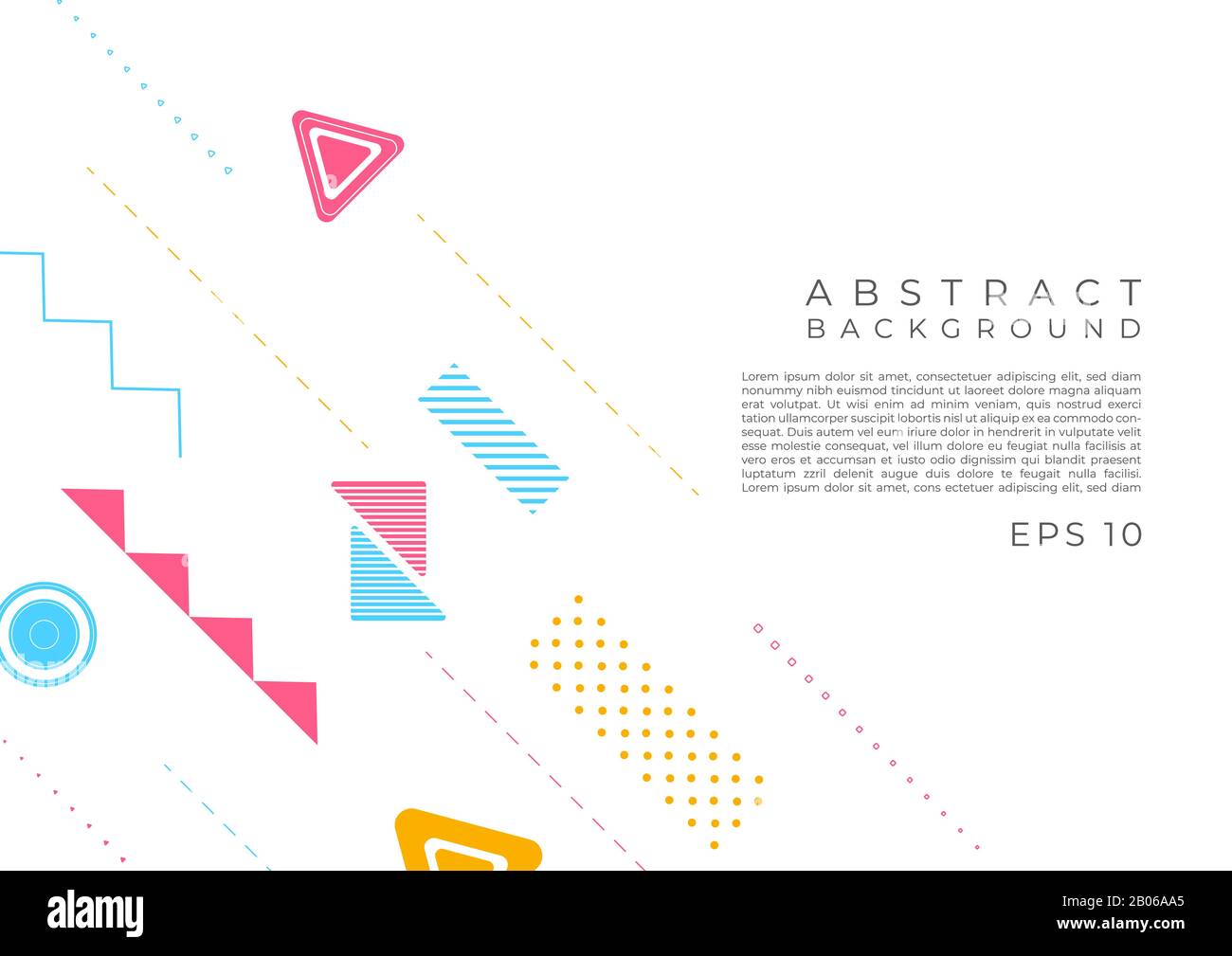Abstract background modern geometric shape desgin color pastel britht ...