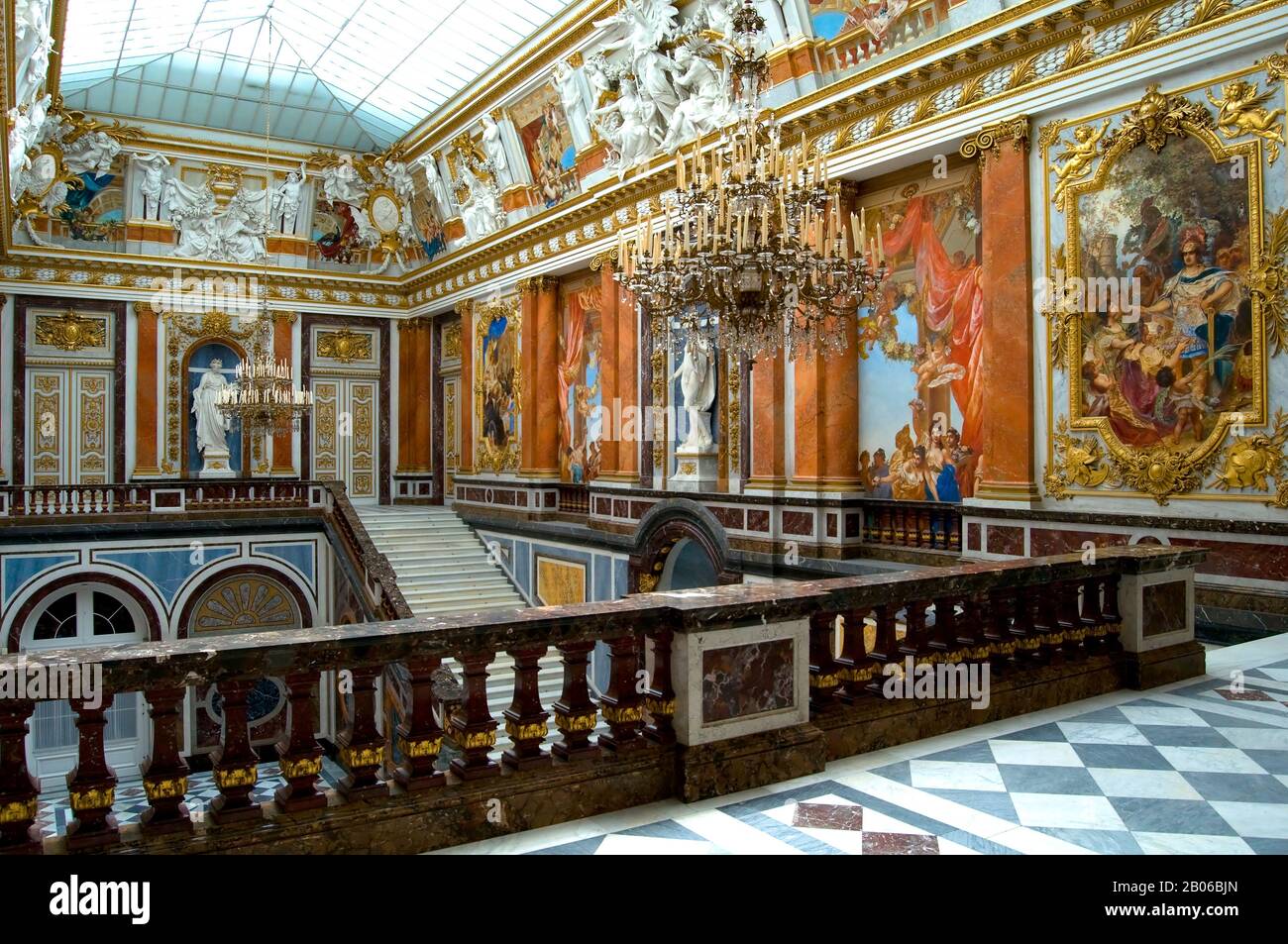 Interior Of Herrenchiemsee Bavaria Germany Stock Photo - Alamy